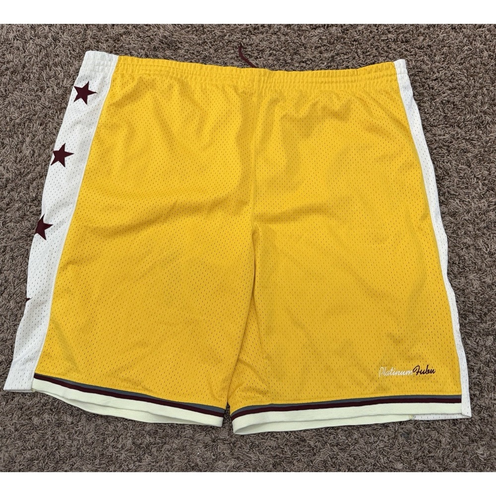 Platinum Fubu Harlem Globetrotters 1927 Basketball Shorts Mens Size  (4X) XXXXL